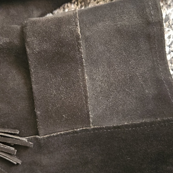 Vintage Pioneer Wear Black Suede Fringe Jacket - Picture 4 of 6